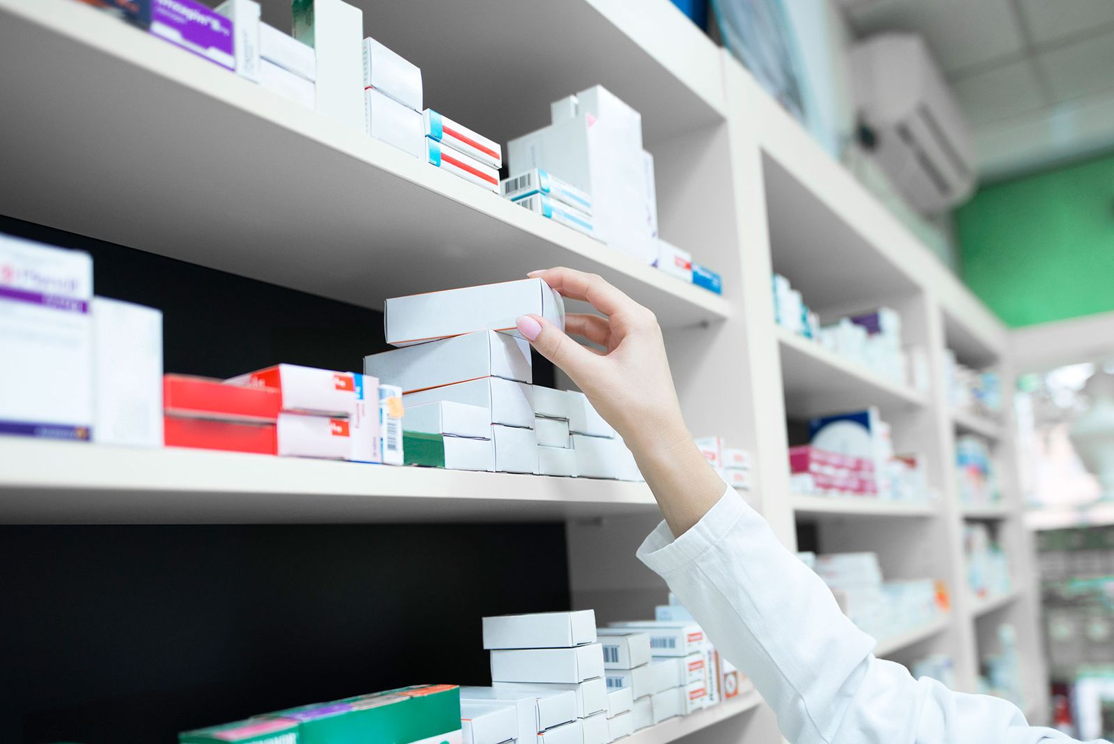 Pharmacy team at work